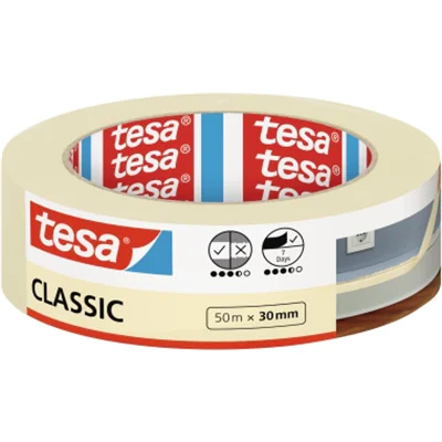 Tesa CLASSIC, Beige, Schützend, Reparatur, 50 m, 30 mm, 0,14 mm, 1 Stück(e) 52805