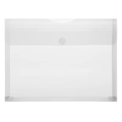FolderSys Dokumententaschen DIN A4 transparent glatt 10 St. - Folie 40105-04