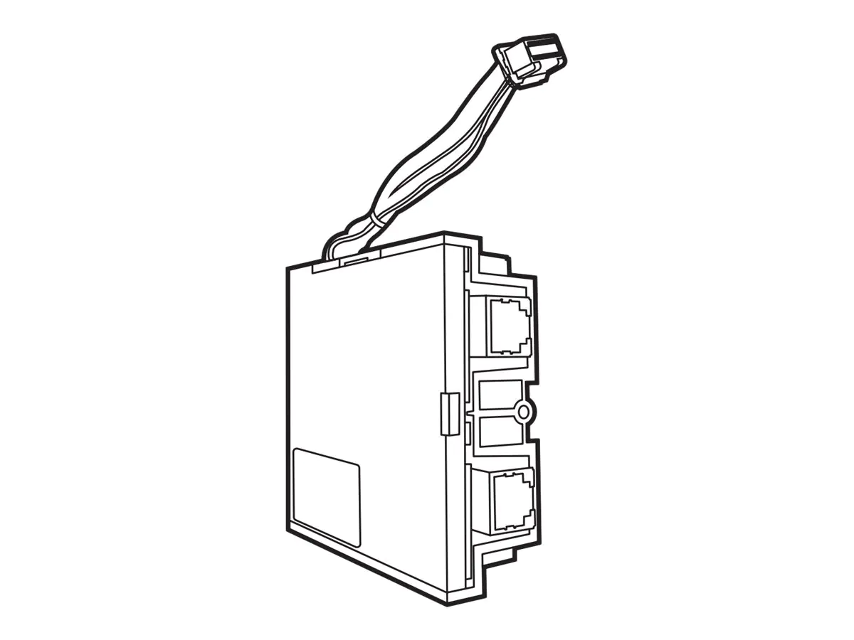 HP 800 Analog Single Fax - Fax / Modem - Analogsteckplätze: