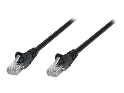 Manhattan Patch-Kabel UTP-Kabel CAT 5e 320788 7.5 m Schwarz