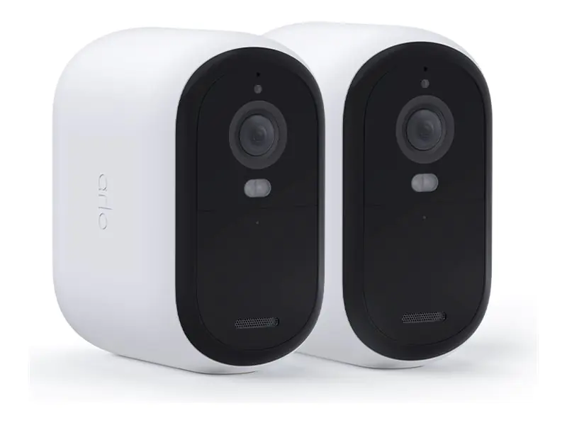 Arlo Essential XL - 2. Generation - Netzwerk-Überwachungskamera - Innenbereich, Außenbereich - witterungsbeständig - Farbe (Tag&Nacht) - 2 MP - 1920 x 1080 - 1080p, 720p - Audio - drahtlos - Wi-Fi (Packung mit 2)