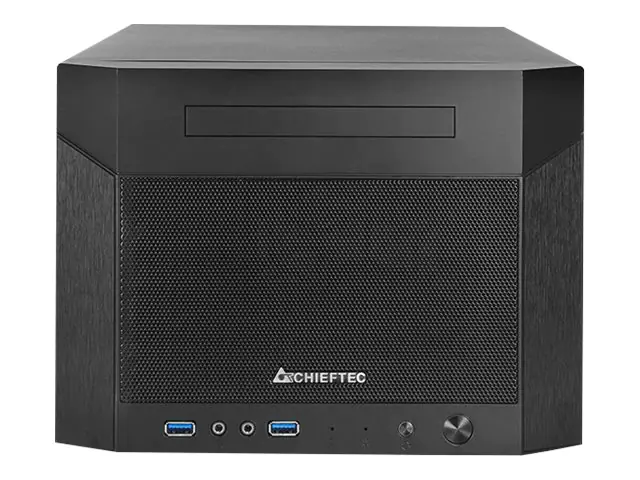 Chieftec Pro Cube Mini CN-01B-OP - ATX Case - keine Spannungsversorgung (ATX) - Schwarz - USB/Audio