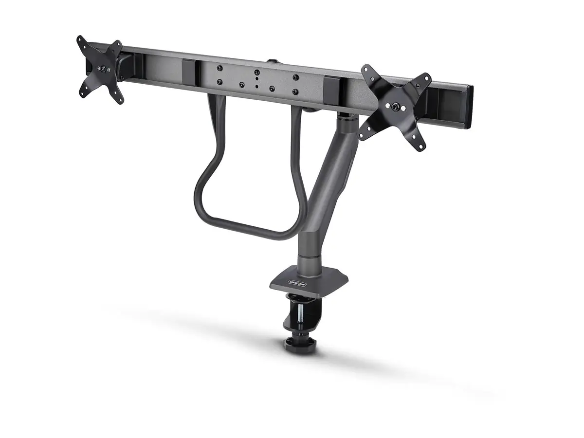 StarTech.com Desk Mount Dual Monitor Arm w/ Crossbar, Up To 27" Displays - Befestigungskit - a