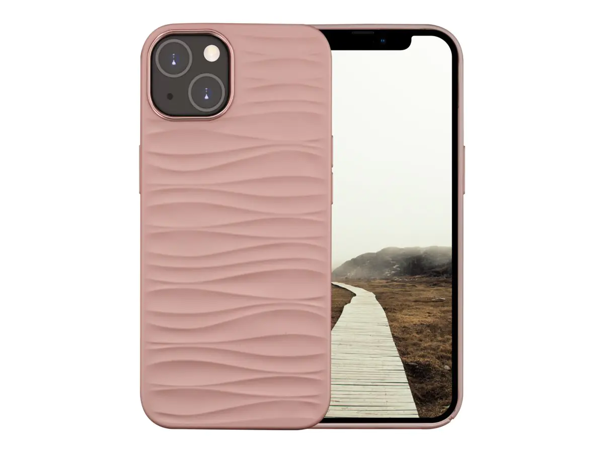 dbramante1928 Dune - Hintere Abdeckung für Mobiltelefon - 100 % recycelter Kunststoff - pink - für Apple iPhone 14 Plus