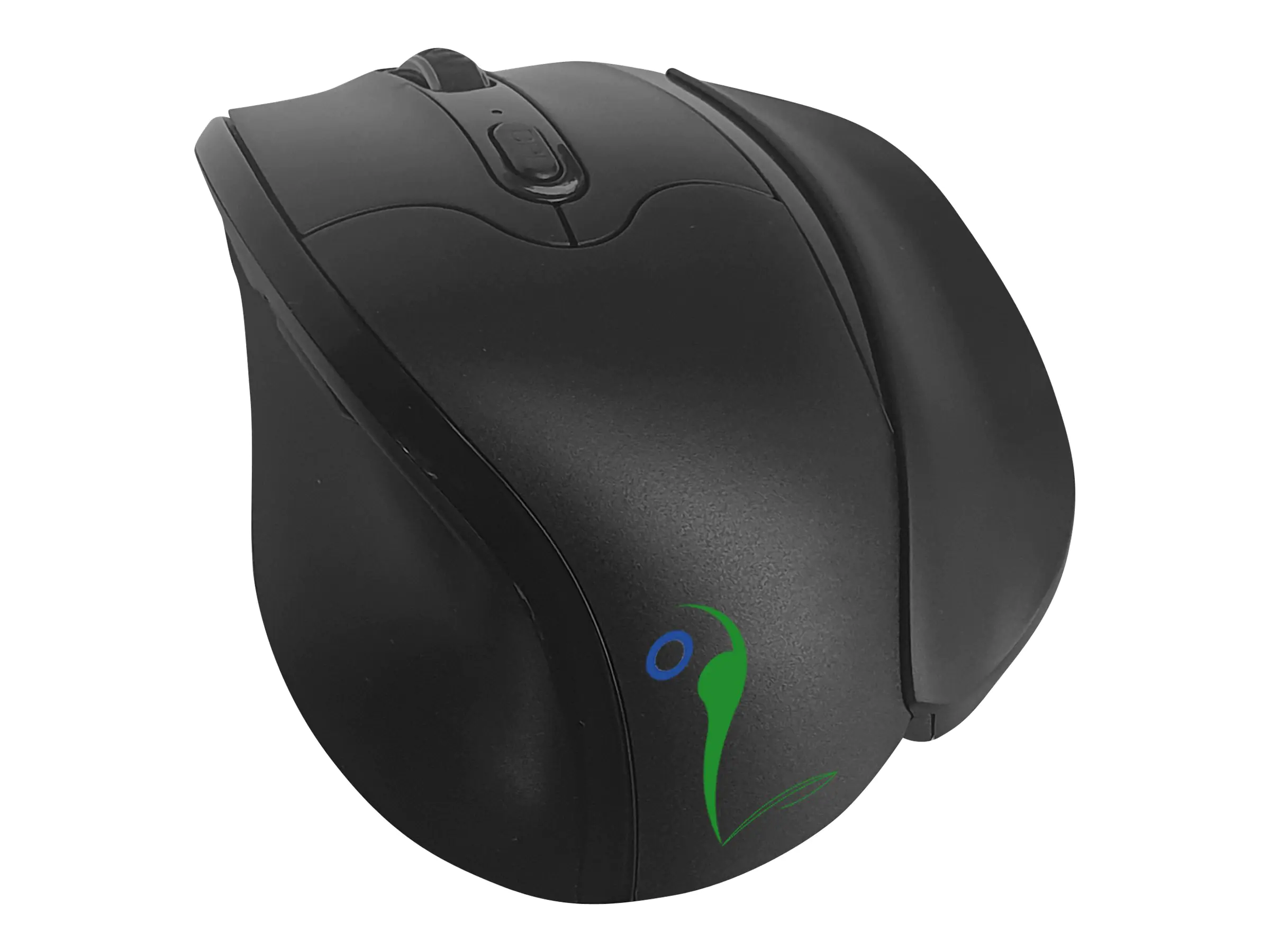 Quinta ERGOLEBEN VM - Vertikale Maus - mittlere Größe - ergonomisch - Für Rechtshänder - optisch - 5 Tasten - kabellos - 2.4 GHz - kabelloser Empfänger (USB) EL0007