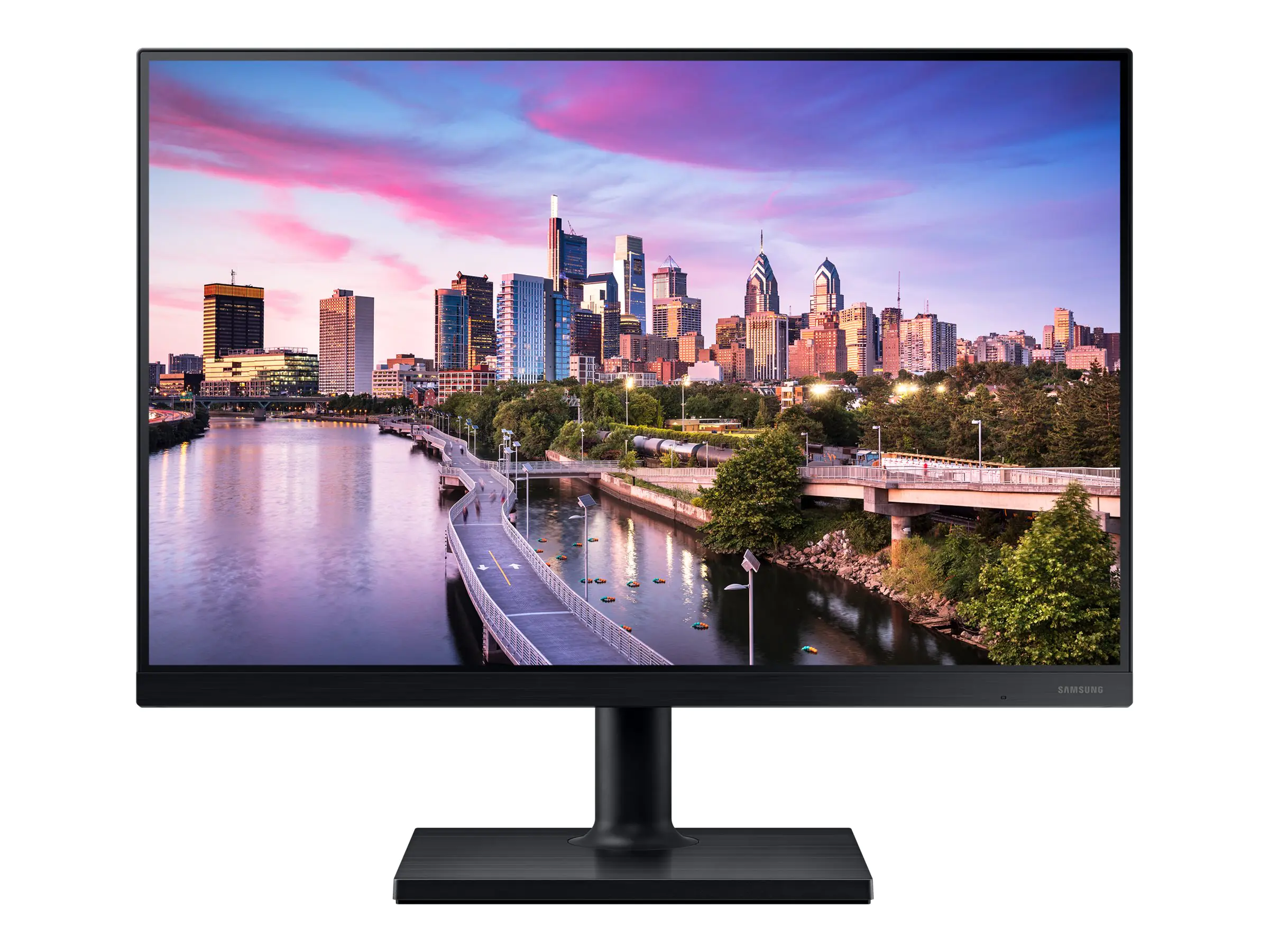 Samsung F24T450GYU - T45F Series - LED-Monitor - 61 cm (24") - 1920 x 1200 WUXGA @ 75 Hz - IPS - 250 cd/m² - 1000:1 - 5 ms - HDMI, DVI, DisplayPort - Lautsprecher - Schwarz