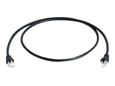 Telegärtner MP8 FS 600 - Patch-Kabel - RJ-45 (M) zu RJ-45 (M) - 1 m - SFTP - CAT 7 - verseilt - Schwarz