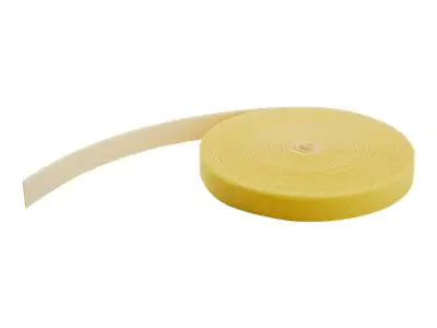 StarTech HKLP100YW Klettkabelbinder (30,4m, frei zuschneidbar & wiederverwendbar) gelb - Klettverschluss - 30.48 cm - Gelb - für P/N: HKLP100, HKLP100BL, HKLP100GN, HKLP100RD