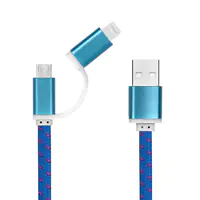 Thumbs Up 1001554, 0,2 m, USB A, Micro-USB A, Blau