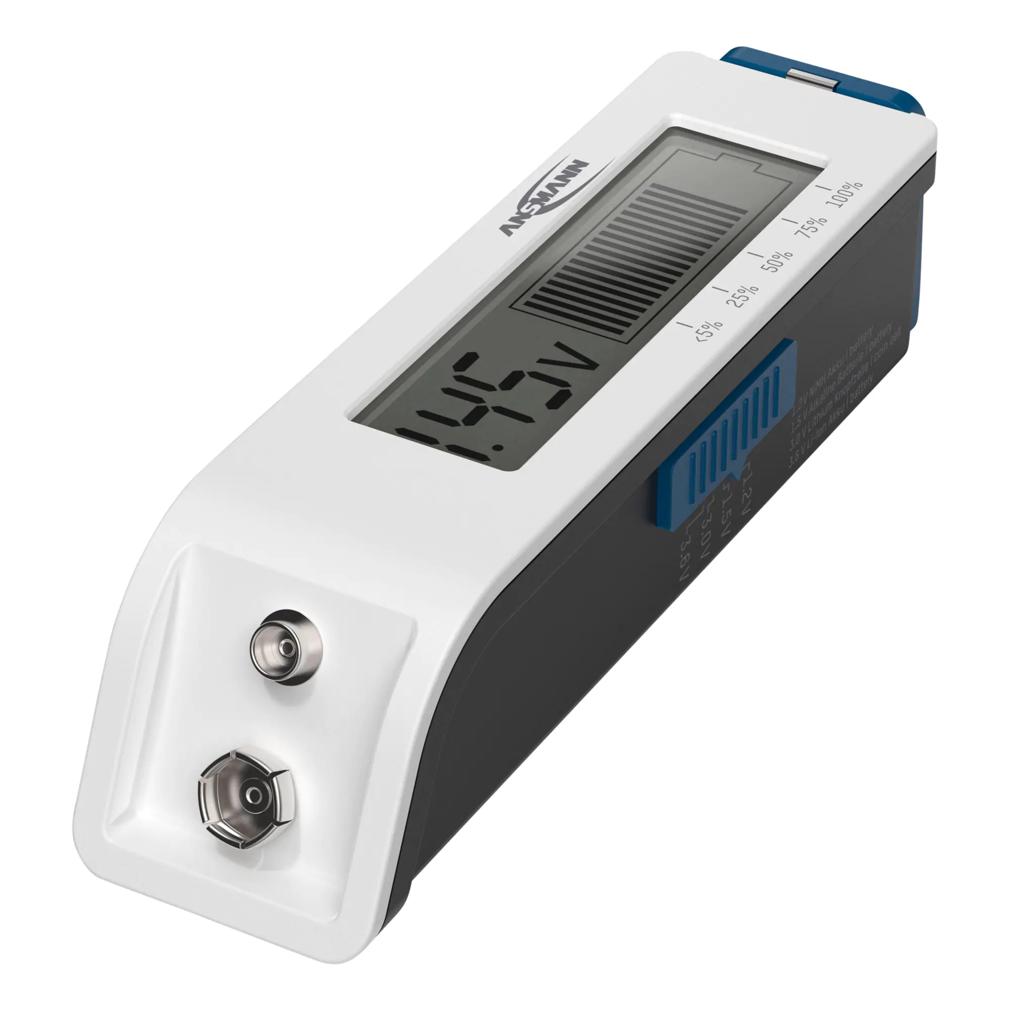 Ansmann Batterietester Universell LC-Display Balkenanzeige f.Akku/Batt