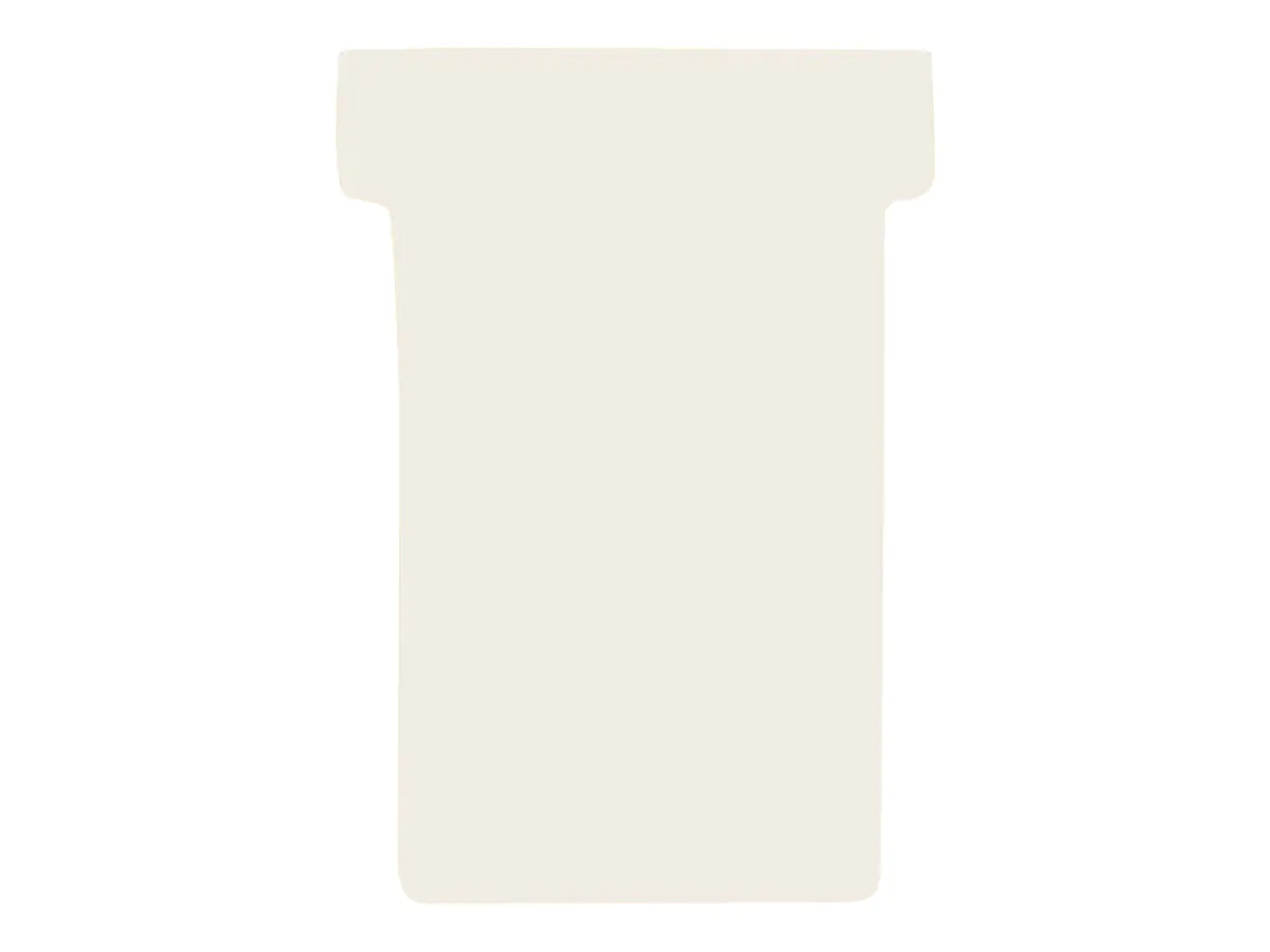 Franken GmbH FRANKEN - T-Karte - 5.9 x 8.2 cm - Größe 2 - Cream White (Packung mit 100) TK209