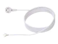 VALUE Steckdosenleiste lang/rund+Sw. weiss 3x CEE 7/7 3m - Steckdosenleiste