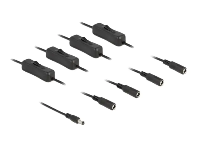 Delock Stromkabel - Gleichstromstecker 5,5 x 2,1 mm (M)