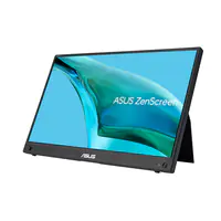 ASUS ZenScreen MB16AHG - LED-Monitor - 39.6 cm (15.6") - tragbar - 1920 x 1080 Full HD (1080p) @ 144 Hz - IPS - 300 cd/m² - 3 ms - Mini HDMI, 2xUSB-C - Schwarz
