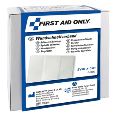 FIRST AID ONLY Wundpflaster 8 cm x 5 m (B x L) weiß