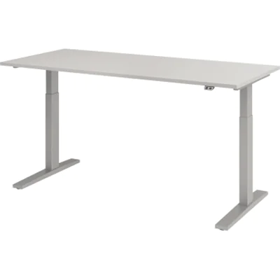 Hammerbacher Schreibt. el.180x80cm si/gr VXMKA19/5/S