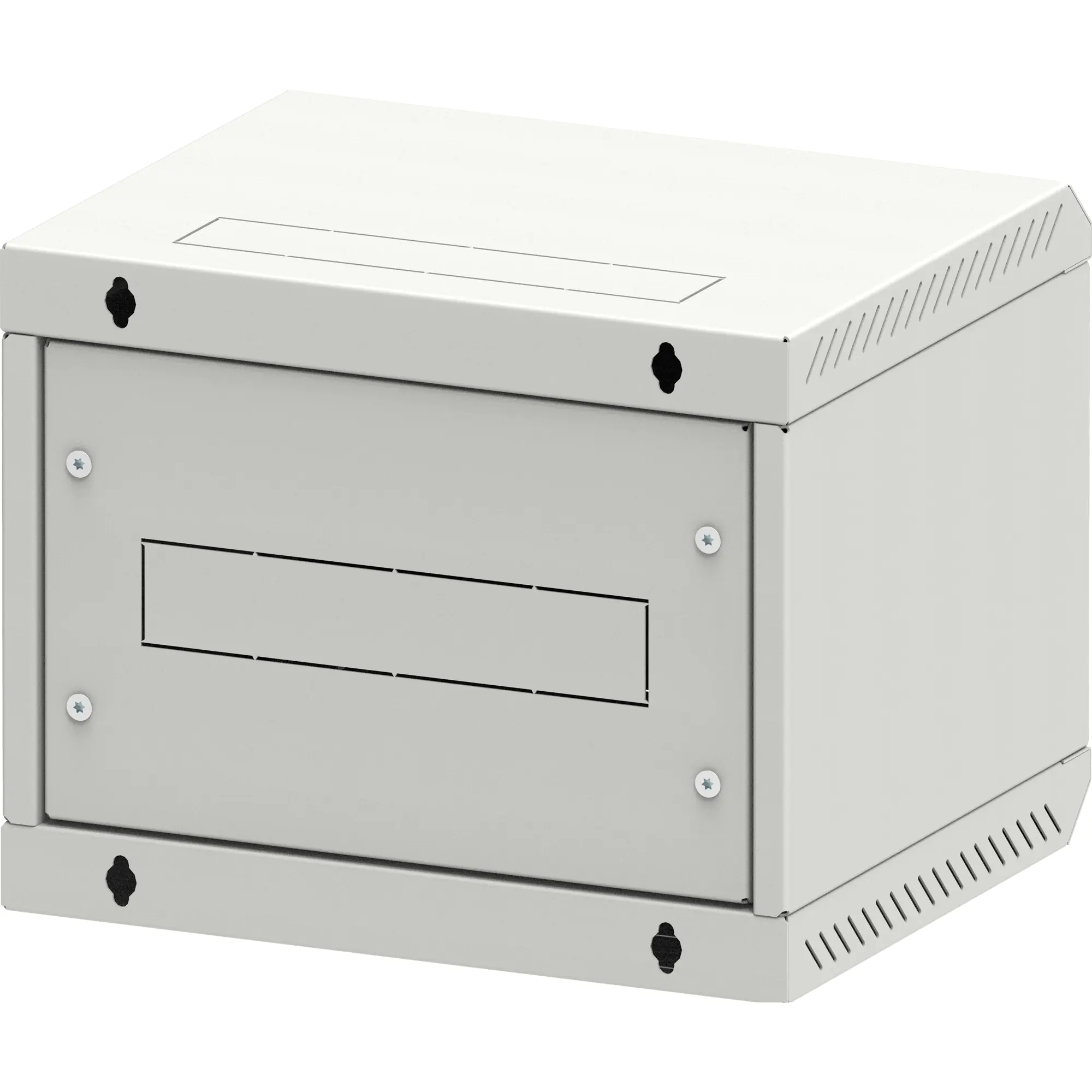 TRITON 10""Wandgehäuse 1-teilig Lichtgrau Blechtüre - Wandgehäuse - Wandgehäuse RBA-04-CS3-CAX-C1
