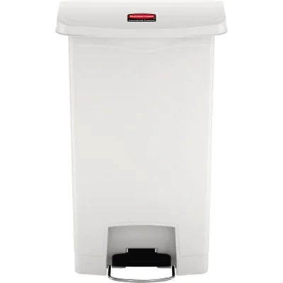 Rubbermaid Tretabfalleimer Slim Jim 1883557 Kunststoff 50l weiß