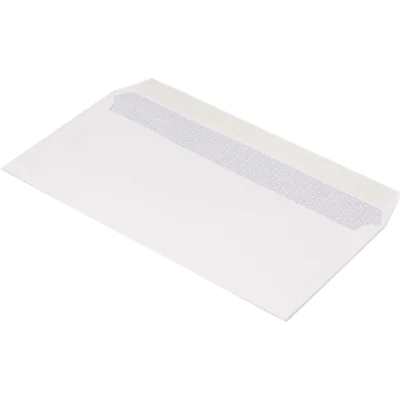 BONG Briefumschlag TopSTAR DIN lang 220 x 110 mm (B x H) ohne Fenster 100g/m² mit Haftklebung Papier hochweiß 250 St./Pack.