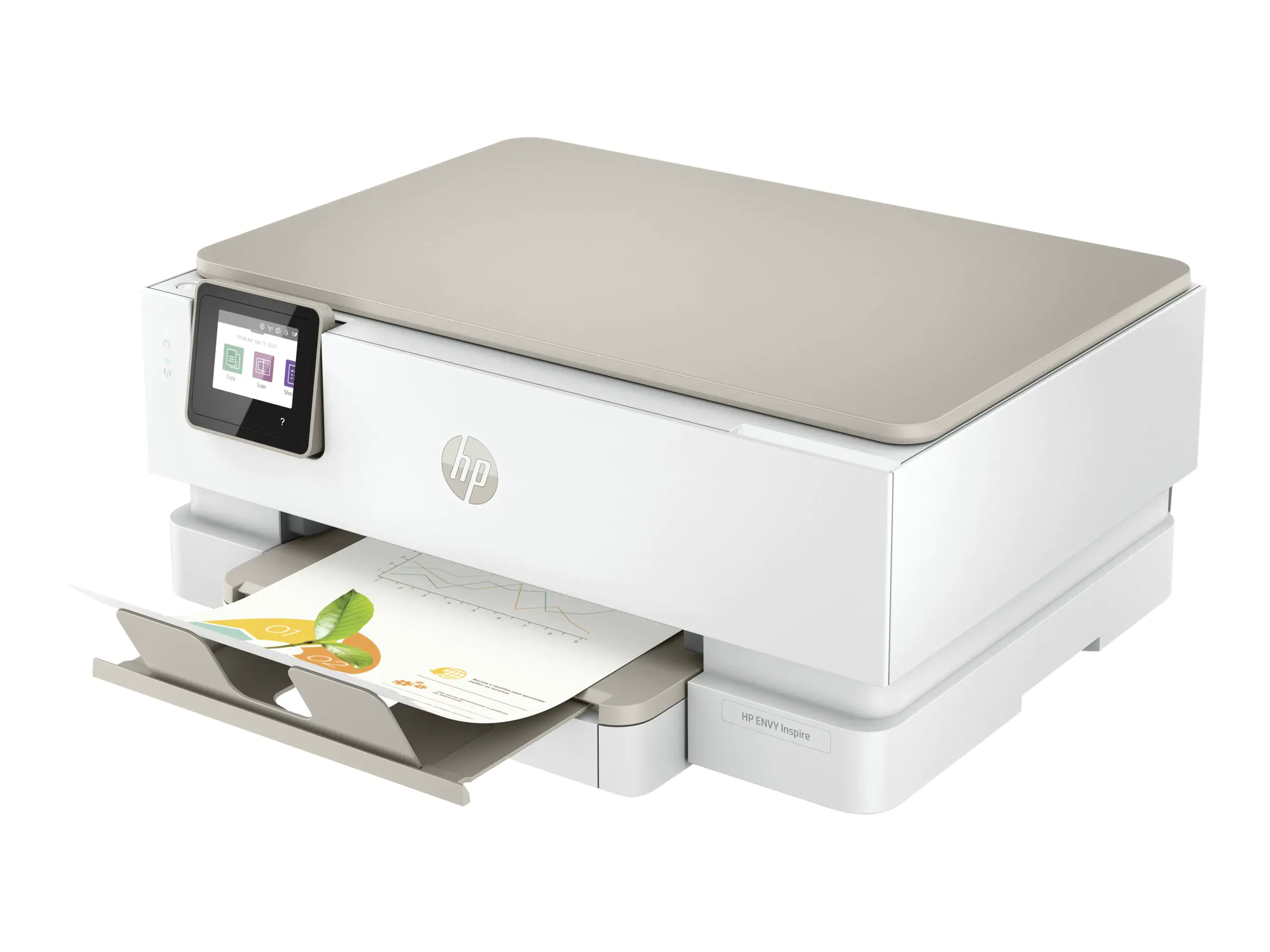 HP Envy Inspire 7220e All-in-One - Multifunktionsdrucker - Farbe - Tintenstrahl - 216 x 297 mm (Original) - A4/Legal (Medien) - bis zu 13 Seiten/Min. (Kopieren) - bis zu 15 Seiten/Min. (Drucken) - 125 Blatt - USB 2.0, Wi-Fi(ac), Bluetooth - Portobello - m