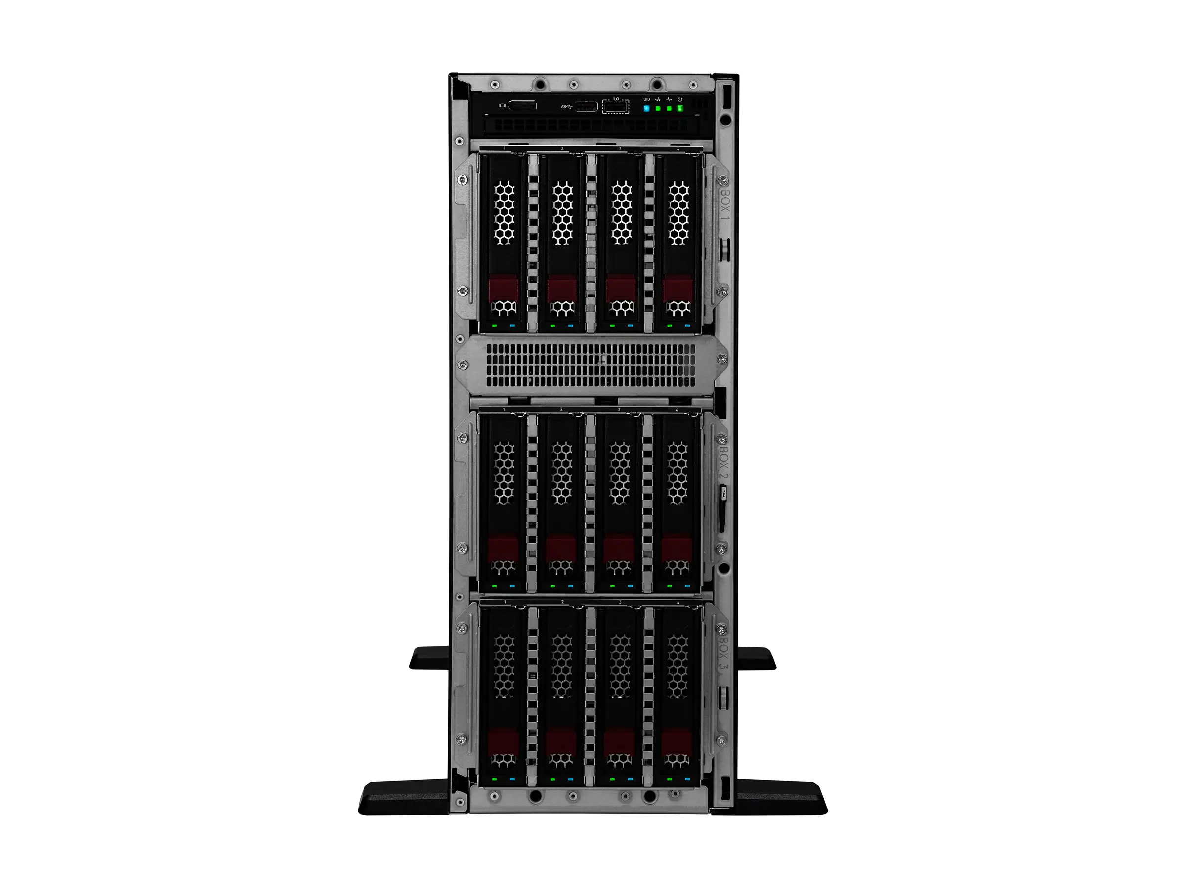 HPE ProLiant ML350 Gen11 - Server - Tower - 4U - zweiweg - 1 x Xeon Gold 5515+ / 3.2 GHz - RAM 64 G