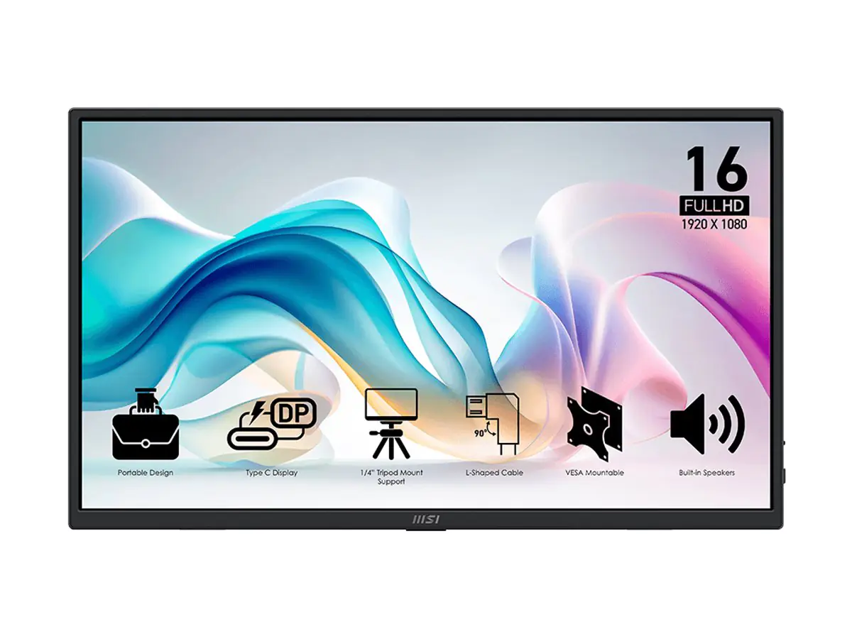 MSI PRO MP165DE E6 - LED-Monitor - 40.6 cm (16") 9S6-3PE50M-002