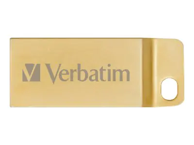 Verbatim Metal Executive - USB-Flash-Laufwerk - 64 GB - USB 3.0 - Gold