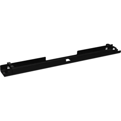 Kabelkanal horizontal beidseitig abklappbar für Tische B2000mm sw
