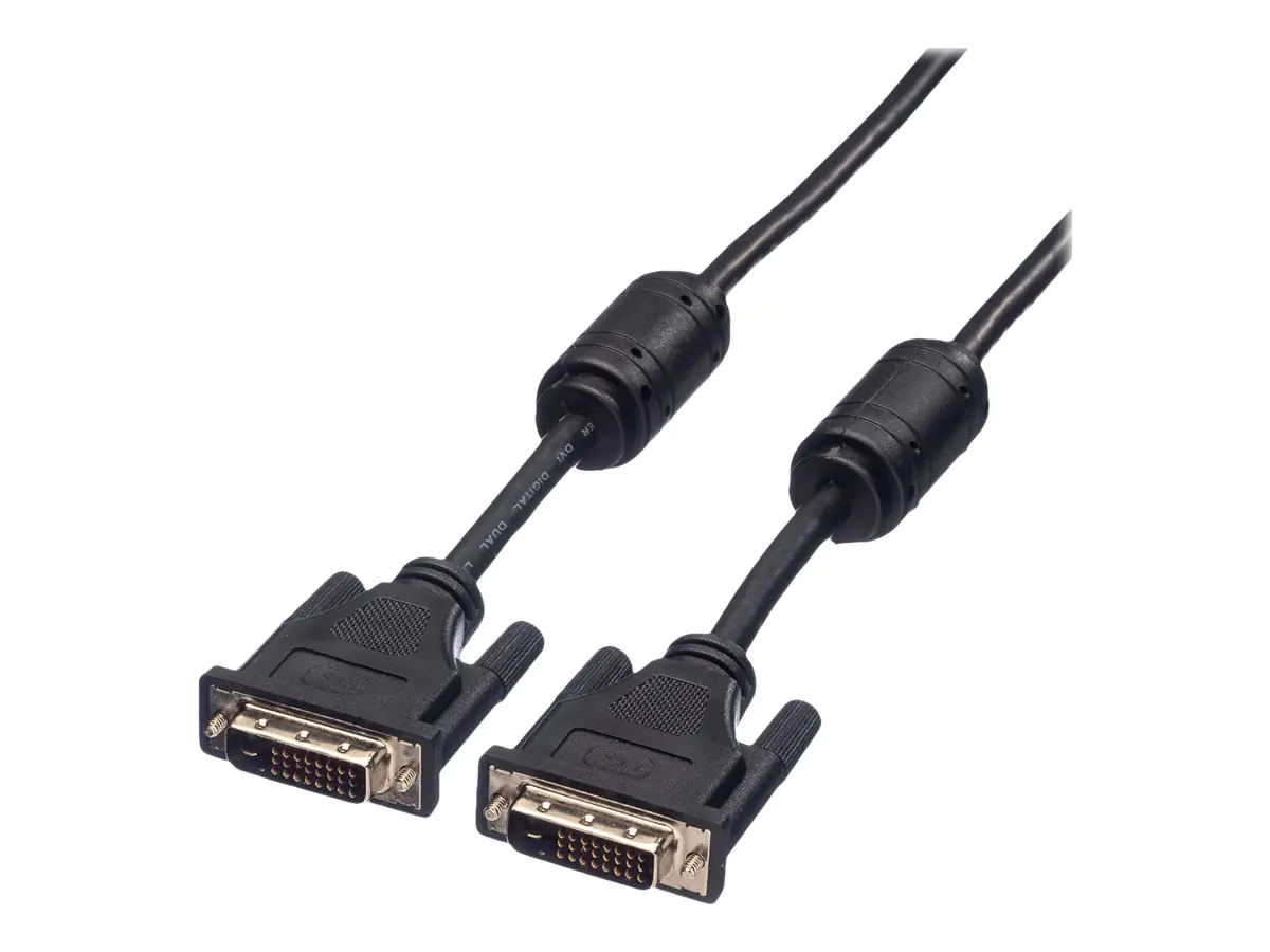 Roline - DVI-Kabel - DVI-D (M) zu DVI-D (M) - 1 m - Schwarz
