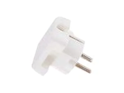 Bachmann - Netzanschluss - 2-polig (S) abgewinkelt / flach - 250 V - 16 A - Schwarz