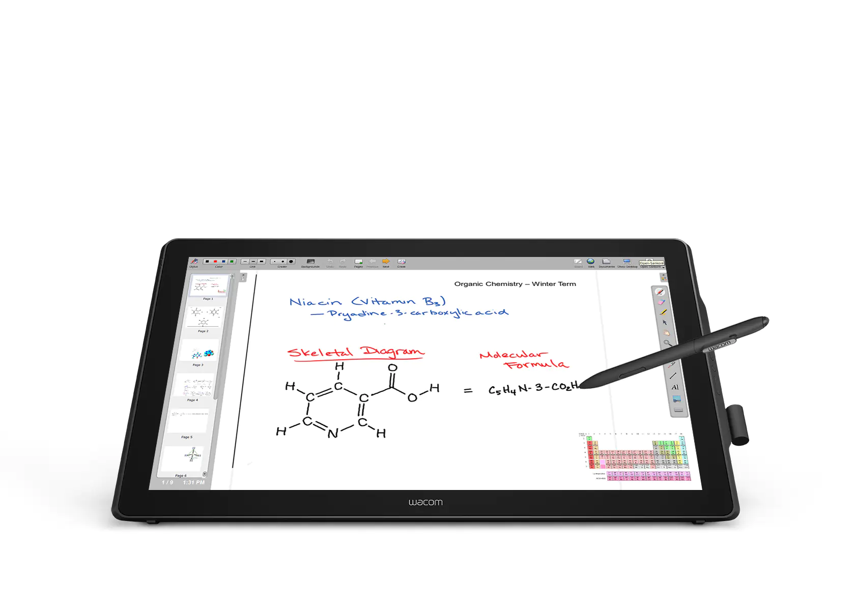 Wacom DTH-2452 - Digitalisierer mit LCD Anzeige - 52.7 x 29.6 cm - elektromagnetisch - kabelgebunden - USB