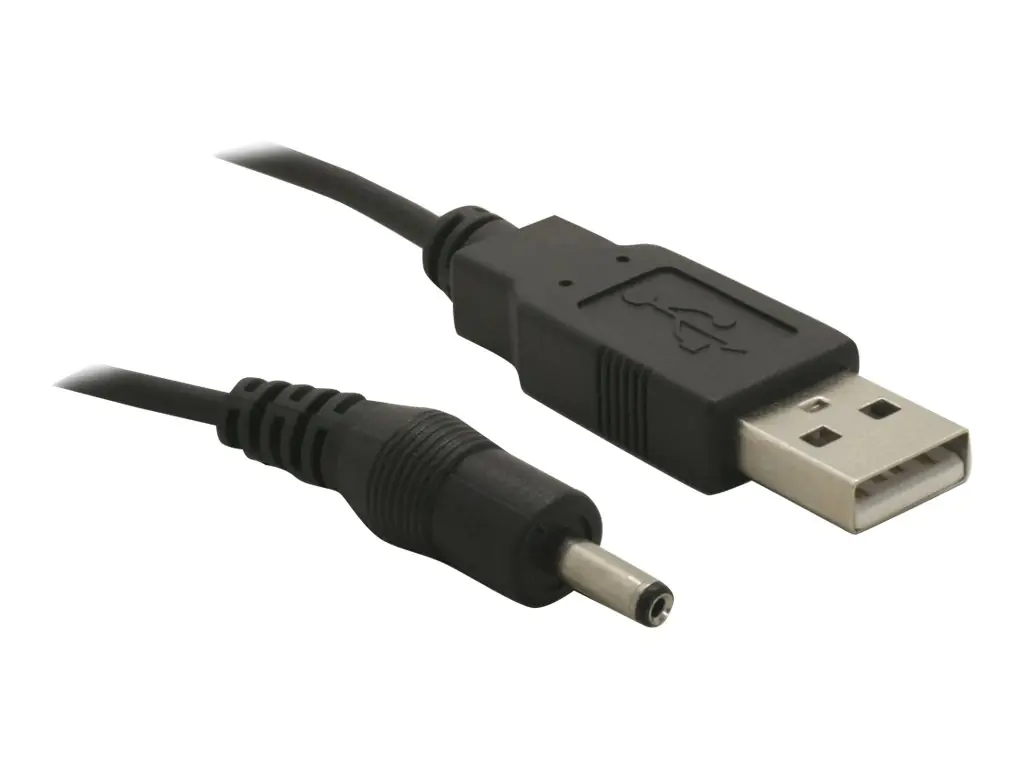 Delock - USB- / Stromkabel - Gleichstromstecker 3,5 x 1,35 mm (M) zu USB (M) - 5 V - 1.5 m - für P/N: 61234, 66202, 66207