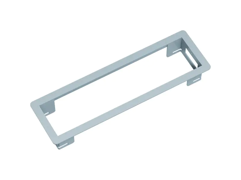 Bachmann POWER FRAME 3-way - Rahmen für Anschlüsse - silbergrau, RAL 9006