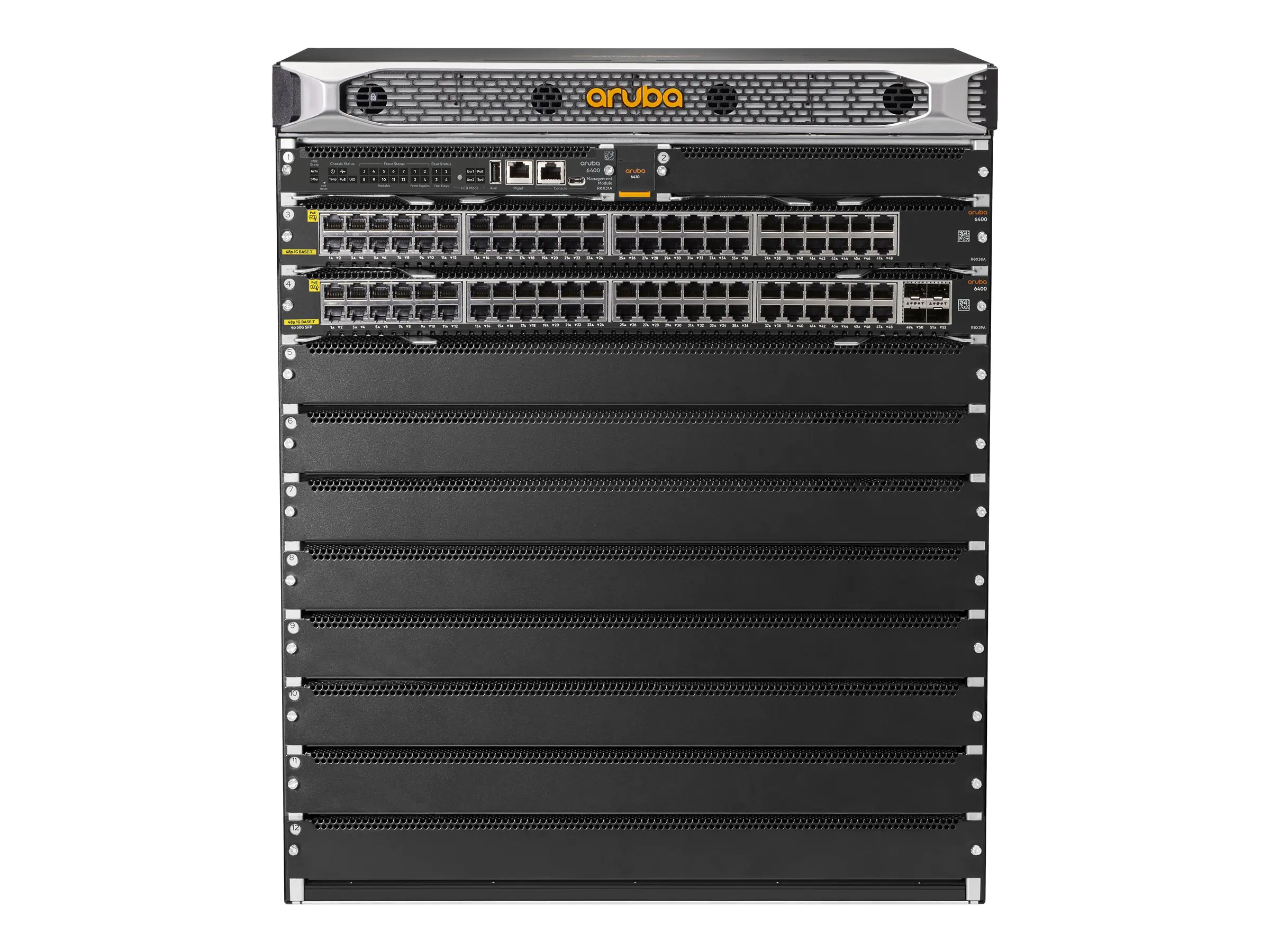 HPE Aruba 6410 - Switch - L3 - managed - 96 x 10 /100/1000 (PoE+)