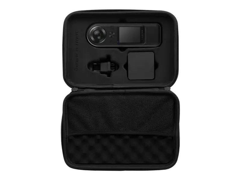 Kandao QooCam 8K Enterprise - 360° Action-Kamera - 8K / 30 BpS - 20.0 MPix - Flash 64 GB - Wireless LAN - Schwarz