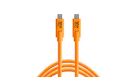 Tether Tools CUC15-ORG - 4,6 m - USB C - USB C - USB 3.2 Gen 1 (3.1 Gen 1) - 5000 Mbit/s - Orange