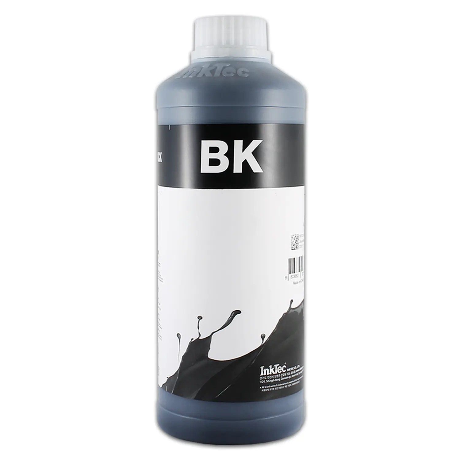 1 Liter Schwarz Dye Based T0801 InkTec Bulk Tinte