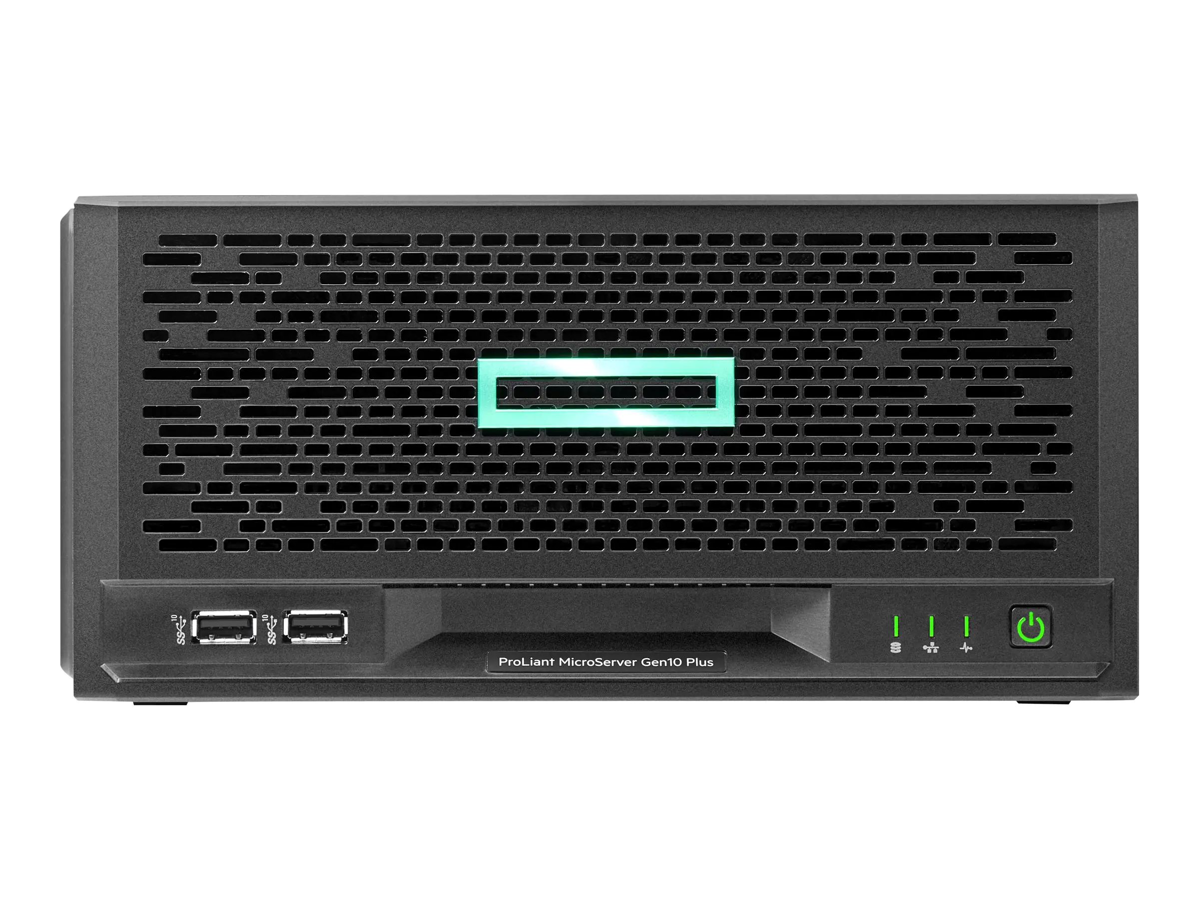 HPE ProLiant MicroServer Gen10 Plus Entry - Server - Ultra-Micro-Tower - 1-Weg - 1 x Pentium Gold G5420 / 3.8 GHz - RAM 8 GB - SATA - nicht Hot-Swap-fähig 8.9 cm (3.5") Schacht/Schächte - keine HDD - UHD Graphics 610 - 1GbE - kein Betriebssystem - Monitor