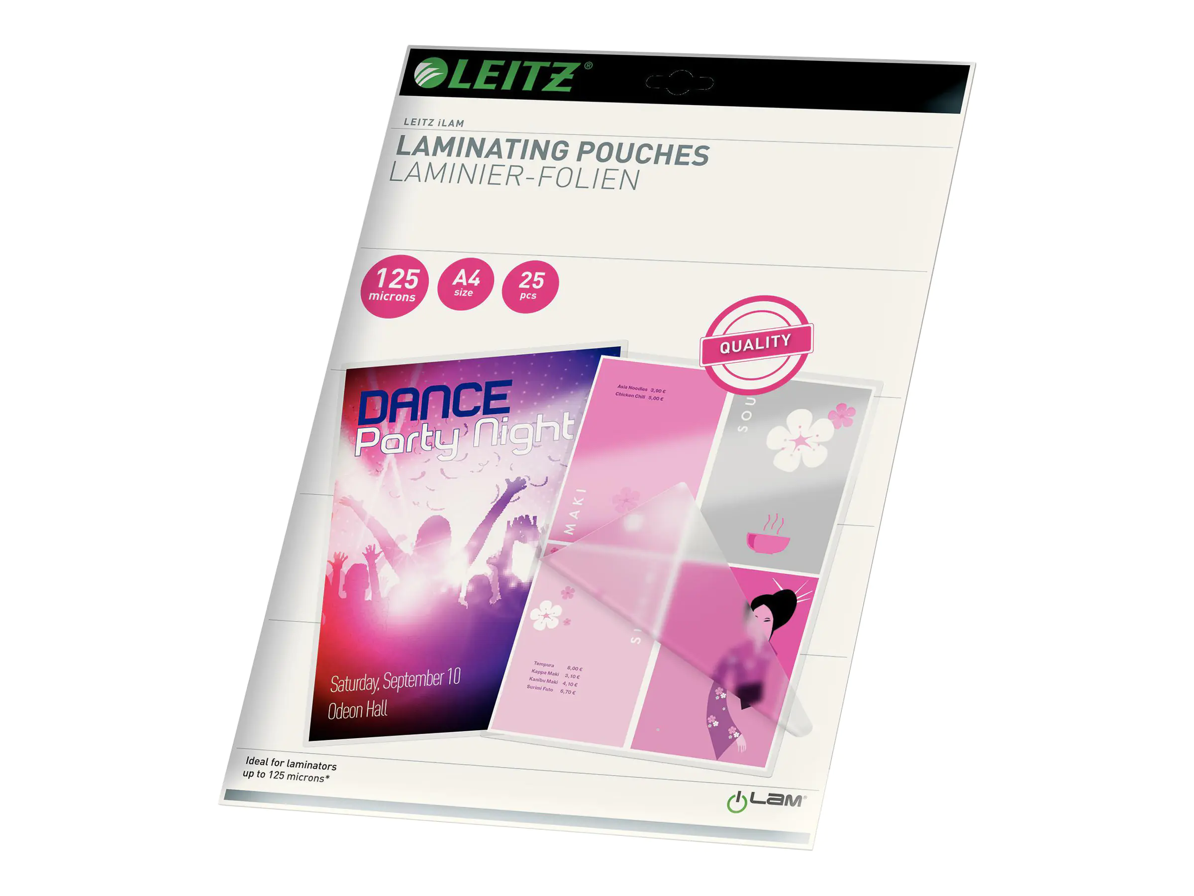 Esselte Leitz 25er-Pack - glänzend - A4 (210 x 297 33835