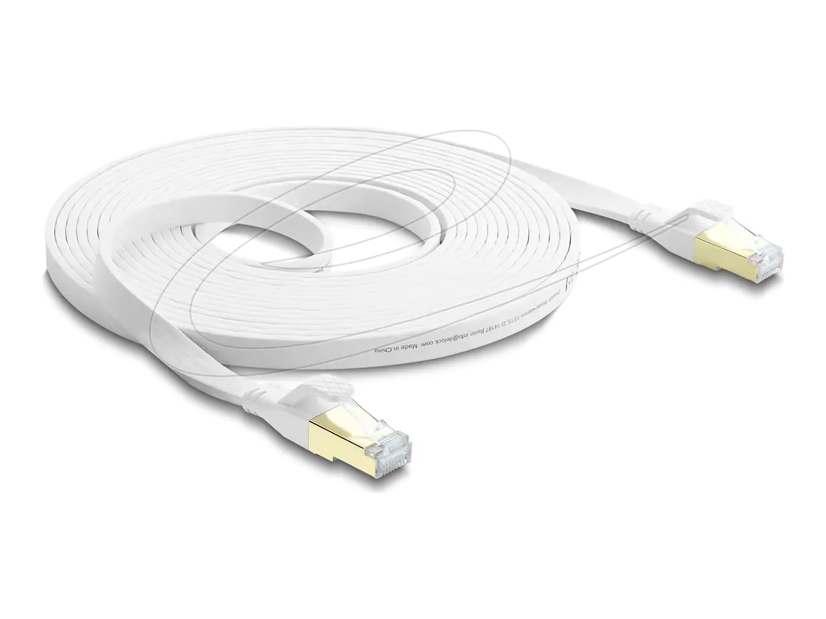 Delock RJ45 Flachband Patchkabel Cat.8.1 U/FTP 40Gbps - Netzwerk - CAT 8