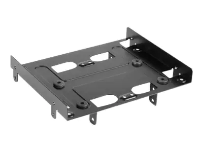 Sharkoon 5.25" BayExtension - Laufwerksschachtadapter - 5,25" bis 3,5" / 2,5" (13,3 cm bis 8,9/6,4 cm) 4044951013319