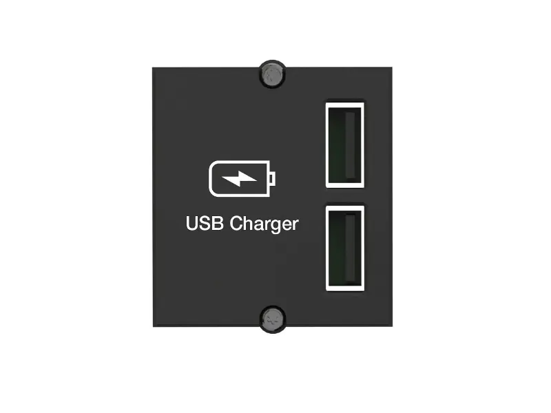 Bachmann Double Charger - Flächenbündiges Einlagestück - USB-Ladegerät X 2