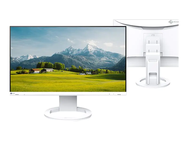 EIZO FlexScan EV2490-WT - Mit FlexStand - LED-Monitor - 60.5 cm (23.8") - 1920 x 1080 Full HD (1080p) @ 60 Hz - IPS - 250 cd/m² - 1000:1 - 5 ms - HDMI, DisplayPort, USB-C - Lautsprecher - weiß