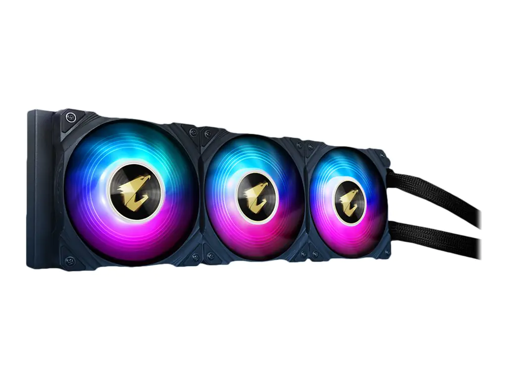 AORUS WATERFORCE 360 - Prozessor-Flüssigkeitskühlsystem - Kühlergröße: 360 mm - (für: LGA2066, LGA2011, LGA1366, LGA1150, LGA1151, LGA1152, LGA1155, LGA1156, LGA1200, LGA1700, TR4, AM4, sTRX4) - 120 mm