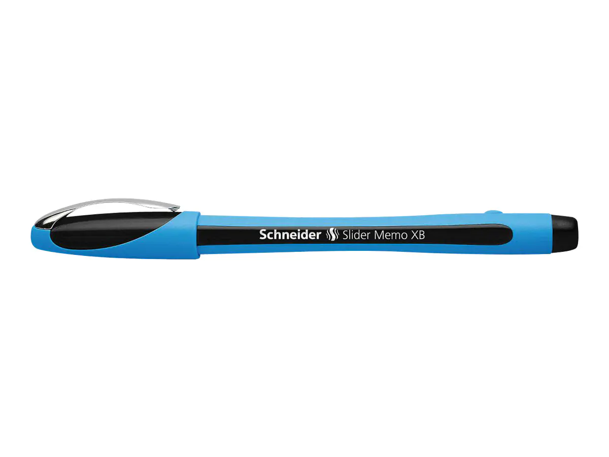 Schneider Schreibgeräte Schneider Slider Memo - Kugelschreiber - Schwarz, Rot, Blau - 1.4 mm - extrabreit (Packung mit 3) 150293