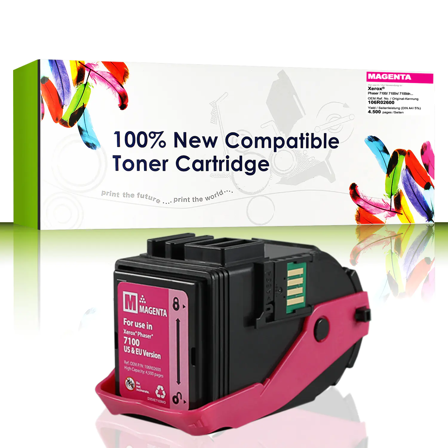 CartridgeWeb Toner kompatibel zu Xerox 106R02600 magenta 4.500 Seiten 1 Stück