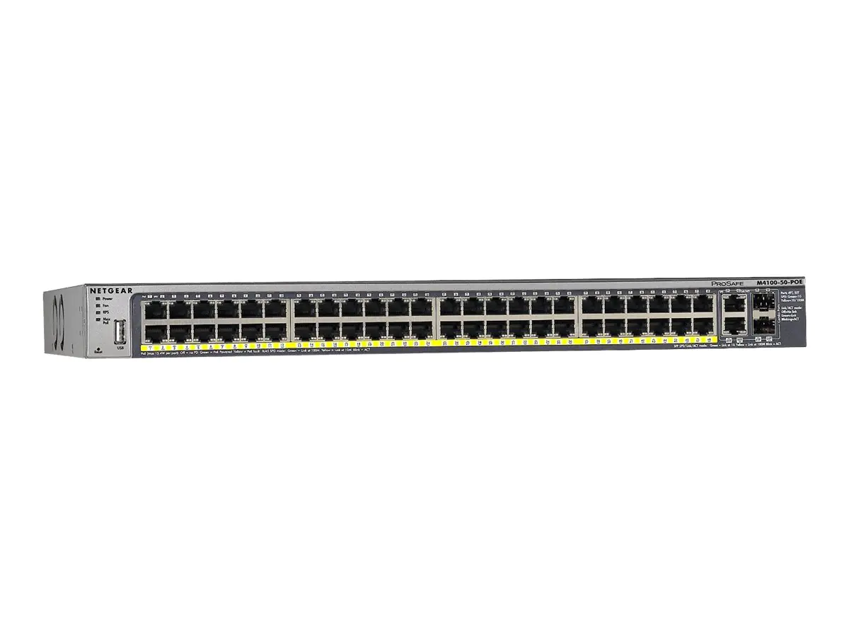 Netgear Switch FSM7250P-100NES 48-port Desktop, an Rack montierbar L2+