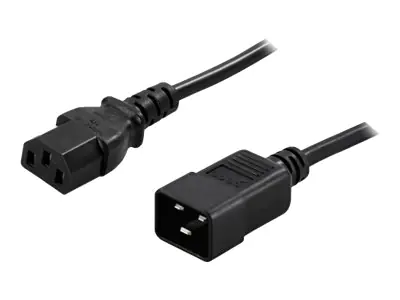 PowerWalker - Spannungsversorgungs-Verlängerungskabel - IEC 60320 C20 zu power IEC 60320 C13 - 10 A - 1.8 m - für PowerWalker VI 1000 RLP, VI 2000 RLP