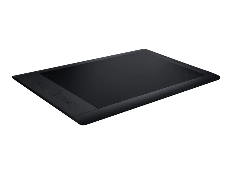 Wacom Intuos Pro Medium - Digitalisierer - rechts- und linkshändig - 22.4 x 14.8 cm - Multi-Touch - elektromagnetisch - 8 Tasten - kabellos, kabelgebunden - USB, Bluetooth - Schwarz