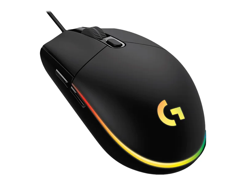 Logitech Gaming Mouse G102 LIGHTSYNC - Maus - Für Rechtshänder - optisch - 6 Tasten - kabelgebunden - USB - Schwarz